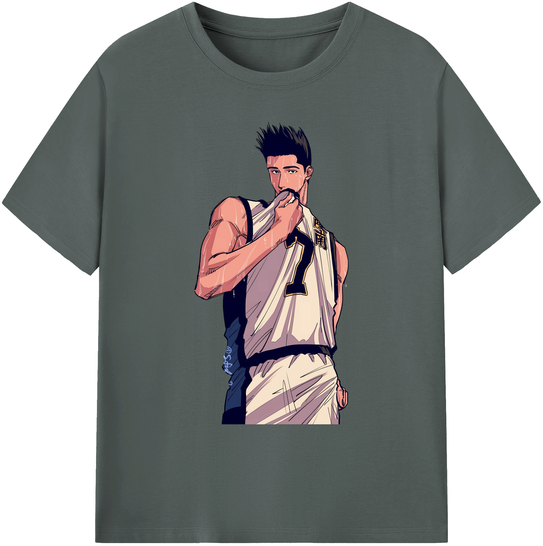 （画像用） SLAM DUNK／スラムダンク 綿100％ メンズ半袖Tシャツ｜肌触りやわらか＆通気性